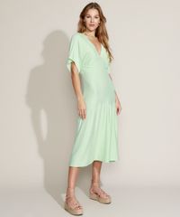 Vestido-Feminino-Midi-Texturizado-Manga-Curta-Verde-Claro-9952013-Verde_Claro_3