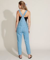 Macacao-Jeans-Feminino-Cropped-Relaxed-com-Bolsos-Azul-Claro-9963959-Azul_Claro_2