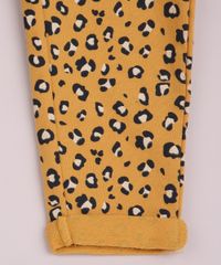 Calca-Infantil-Reta-Estampada-Animal-Print-Onca-Barra-Dobrada-Cos-com-Cordao-Amarela-9794852-Amarelo_4