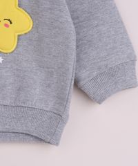 Blusao-de-Moletom-Infantil-Estrela-e-Glitter-Cinza-Mescla-9794871-Cinza_Mescla_4