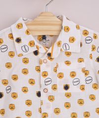 Body-Camisa-Infantil-Estampado-de-Tigres-com-Botoes-Bolso-e-Gola-Esporte-Manga-Curta-Off-White-9950580-Off_White_3