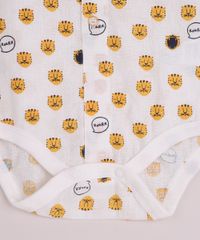Body-Camisa-Infantil-Estampado-de-Tigres-com-Botoes-Bolso-e-Gola-Esporte-Manga-Curta-Off-White-9950580-Off_White_4