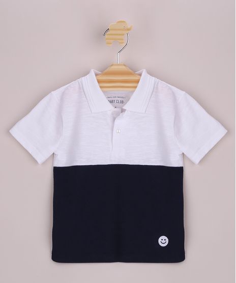 Polo-Infantil-em-Flame-com-Recorte-Manga-Curta-Branco-9954874-Branco_1