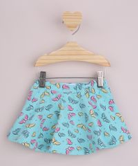 Short-Saia-Infantil-Estampado-de-Borboletas-com-Laco-Verde-Claro-9958880-Verde_Claro_1