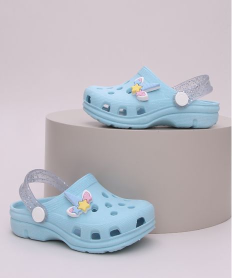 Babuche-Infantil-Unicornio-com-Glitter-Azul-9960956-Azul_1