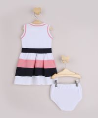 Vestido-Infantil-Estampado-Listrado-com--Laco-Sem-Manga---Calcinha-Branco-9961313-Branco_2