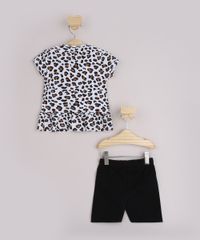Conjunto-Infantil-Blusa-Off-White-Estampada-de-Animal-Print-Oncinha---Bermuda-Ciclista-Preta-9961323-Preto_2