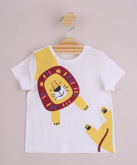 Camisa-Infantil-Leao-Manga-Curta-Off-White-9963801-Off_White_1 Camisa-Infantil-Leao-Manga-Curta-Off-White-9963801-Off_White_1