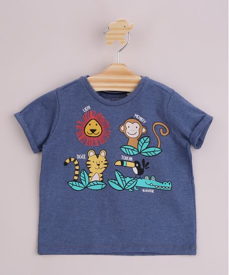 Camisa-Infantil-Animais-Manga-Curta-Azul-9963810-Azul_1
