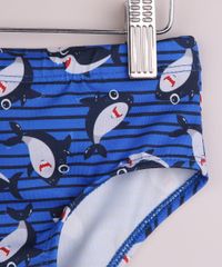 Sunga-Infantil-Slip-Estampada-de-Tubaroes-Azul-9964844-Azul_3