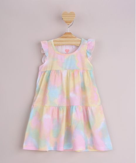 Vestido-Infantil-Estampado-Tie-Dye-com-Babado-Alcas-Medias-Multicor-9965635-Multicor_1