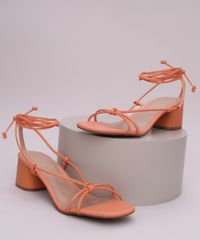 Sandalia-Feminina-Salto-Medio-Grosso-Tiras-Finas-para-Amarrar-Laranja-9965703-Laranja_1