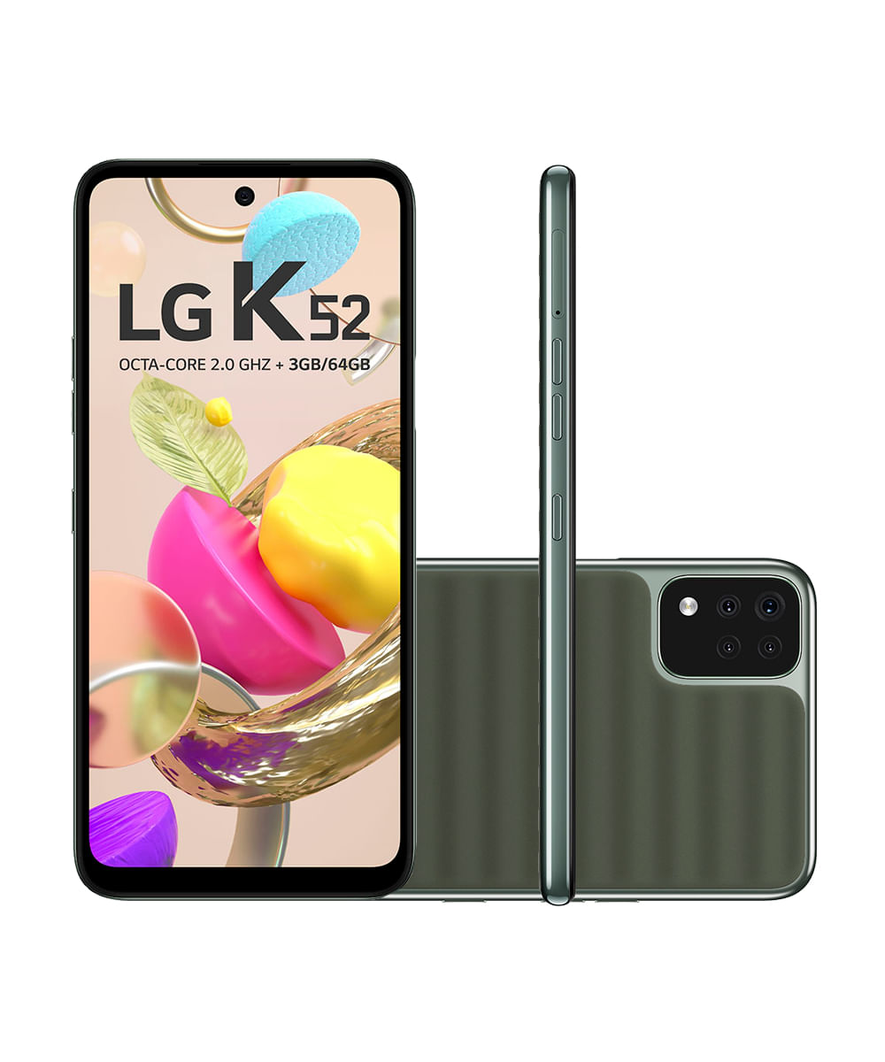 Smartphone LG LMK420BMW K52 64GB Verde