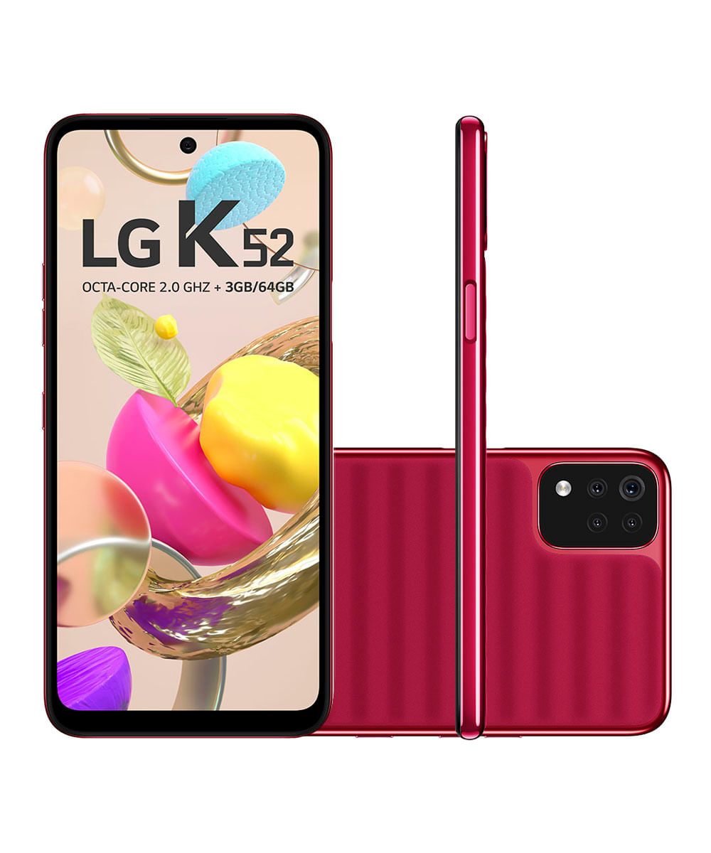 Smartphone LG LMK420BMW K52 64GB Vermelho