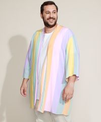 Kimono-Masculino-Plus-Size-Pride-Listrado-Multicor-9948545-Multicor_1
