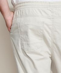 Calca-de-Sarja-Masculina-Plus-Size-Jogger-Skinny-Bege-Claro-9962493-Bege_Claro_5