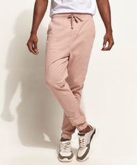 Calca-de-Sarja-Masculina-Jogger-Skinny-com-Cordao-Rose-9301992-Rose_4