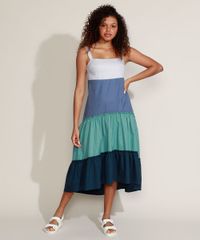 Vestido-Feminino-Mindset-Midi-Estampado-Xadrez-Vichy-com-Recortes-Alca-Media-Multicor-9972951-Multicor_3
