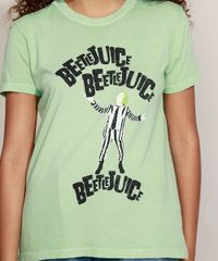 T-Shirt-Feminina-Mindset-Beetlejuice-Manga-Curta-Decote-Redondo-Verde-9818423-Verde_2