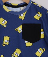 Camiseta-Infantil-Bart-Simpsons-Estampada-Manga-Curta-Azul-9962349-Azul_2