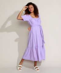 Vestido-Feminino-Mindset-Midi-com-Recortes-e-Faixa-para-Amarrar-Manga-Curta-Lilas-9958200-Lilas_3