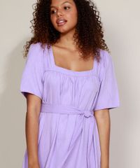 Vestido-Feminino-Mindset-Midi-com-Recortes-e-Faixa-para-Amarrar-Manga-Curta-Lilas-9958200-Lilas_4