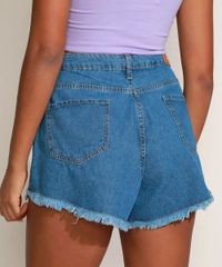 Short-Jeans-Feminino-Sawary-Gode-Cintura-Super-Alta-com-Barra-Desfiada-Azul-Medio-9974031-Azul_Medio_2