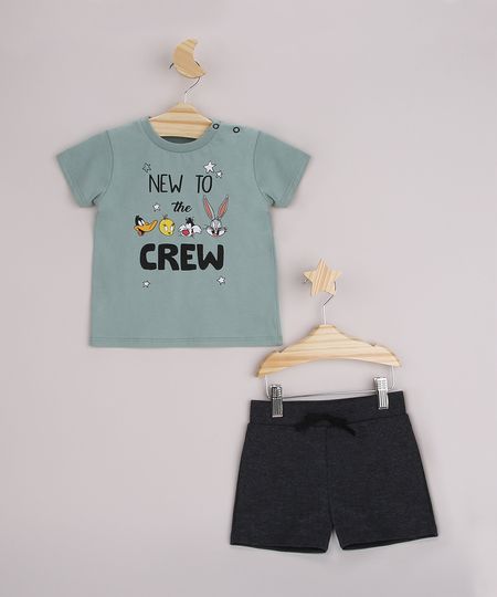 Conjunto-Infantil-Camiseta-Looney-Tunes-Manga-Curta-Verde-Claro---Bermuda-Cinza-Mescla-Escuro-9964791-Cinza_Mescla_Escuro_1 Conjunto-Infantil-Camiseta-Looney-Tunes-Manga-Curta-Verde-Claro---Bermuda-Cinza-Mescla-Escuro-9964791-Cinza_Mescla_Escuro_1