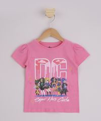 Blusa-Infantil-DC-Super-Hero-Girls-Manga-Curta-Pink-9965821-Pink_1 Blusa-Infantil-DC-Super-Hero-Girls-Manga-Curta-Pink-9965821-Pink_1