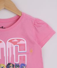 Blusa-Infantil-DC-Super-Hero-Girls-Manga-Curta-Pink-9965821-Pink_4