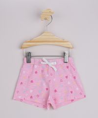 Short-Infantil-Estampado-de-Coracoes-com-Cordao-Rosa-Claro-9963654-Rosa_Claro_1