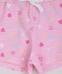 Short-Infantil-Estampado-de-Coracoes-com-Cordao-Rosa-Claro-9963654-Rosa_Claro_4