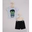 Conjunto-Infantil-Camiseta-Hulk-Manga-Curta-Cinza-Mescla---Bermuda-Preto-9963489-Preto_1