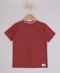 Camiseta-Infantil-Listrado-com-Bolso-Manga-Curta-Laranja-9969170-Laranja_1