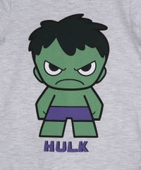 Conjunto-Infantil-Camiseta-Hulk-Manga-Curta-Cinza-Mescla---Bermuda-Preto-9963489-Preto_2
