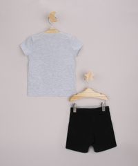 Conjunto-Infantil-Camiseta-Hulk-Manga-Curta-Cinza-Mescla---Bermuda-Preto-9963489-Preto_3