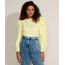 Blusa-Feminina-Mindset-Estampada-Xadrez-Vichy-com-Abertura-e-Amarracao-Manga-Bufante-Decote-Redondo-Amarela-9970606-Amarelo_1