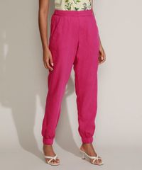Calca-Feminina-Mindset-Jogger-Cintura-Alta-com-Bolsos-Rosa-Escuro-9971863-Rosa_Escuro_1