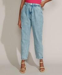 Calca-Jeans-Feminina-Mindset-Slouchy-Cintura-Super-Alta-Marmorizada-Azul-Claro-9971866-Azul_Claro_1