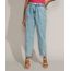 Calca-Jeans-Feminina-Mindset-Slouchy-Cintura-Super-Alta-Marmorizada-Azul-Claro-9971866-Azul_Claro_1