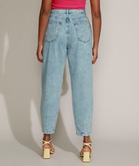 Calca-Jeans-Feminina-Mindset-Slouchy-Cintura-Super-Alta-Marmorizada-Azul-Claro-9971866-Azul_Claro_2