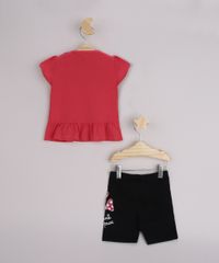 Conjunto-Infantil-Minnie-de-Blusa-Manga-Curta-Rosa---Bermuda-Ciclista-Preto-9958868-Preto_3