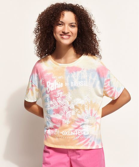 Blusa-Feminina-Ampla--Bahia-do-Brasil--Estampada-Tie-Dye-Manga-Curta-Decote-Redondo-Multicor-9960754-Multicor_1