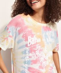 Blusa-Feminina-Ampla--Bahia-do-Brasil--Estampada-Tie-Dye-Manga-Curta-Decote-Redondo-Multicor-9960754-Multicor_4