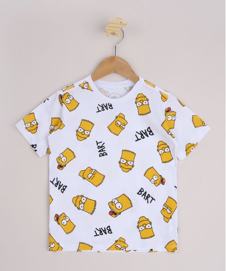 Camiseta-Infantil-Os-Simpsons-Manga-Curta-Branca-9955388-Branco_1