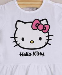 Conjunto-Infantil-Hello-Kitty-de-Blusa-com-Babado-Manga-Curta-Branca---Bermuda-Ciclista-Estampada-Vermelho-9958870-Vermelho_2