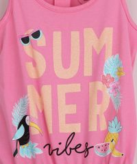 Macaquinho-Infantil-Minnie--Summer--com-Glitter-e-Cordao-Sem-Manga-Rosa-9955556-Rosa_3