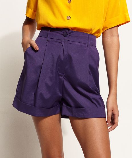 Short-Feminino-Cintura-Super-Alta-Alfaiatado-Roxo-9970267-Roxo_1