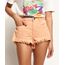 Short-de-Sarja-Feminino-Cintura-Alta-Lateral-Curta-com-Barra-Desfiada-Laranja-Claro-9967419-Laranja_Claro_1