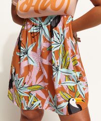 Vestido-Feminino-Curto--Solar--com-Estampa-Floral-Manga-Curta-Rose-9971375-Rose_4